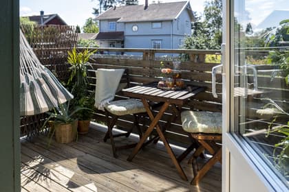 Balkong eller utsiktsbild