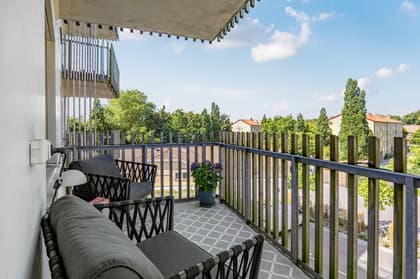 Balkong eller utsiktsbild