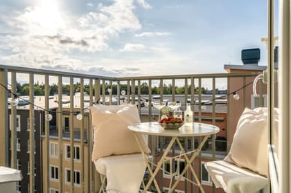 Balkong eller utsiktsbild