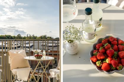 Balkong eller utsiktsbild