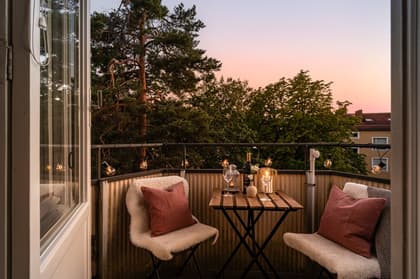 Balkong eller utsiktsbild