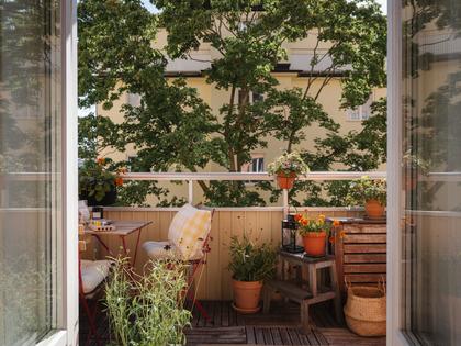 Balkong eller utsiktsbild