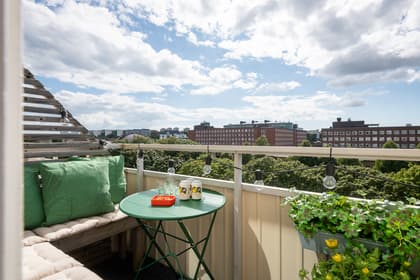 Balkong eller utsiktsbild