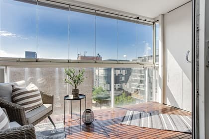 Balkong eller utsiktsbild