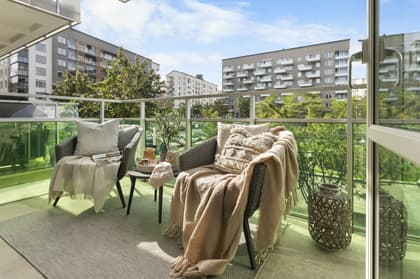 Balkong eller utsiktsbild