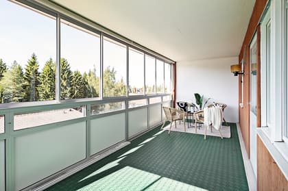 Balkong eller utsiktsbild