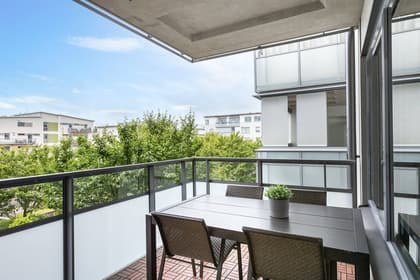 Balkong eller utsiktsbild