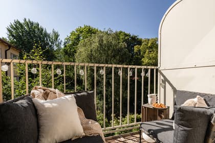 Balkong eller utsiktsbild