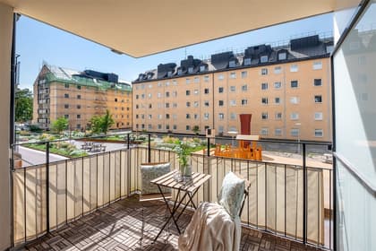 Balkong eller utsiktsbild