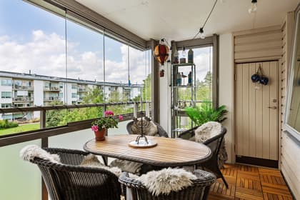 Balkong eller utsiktsbild