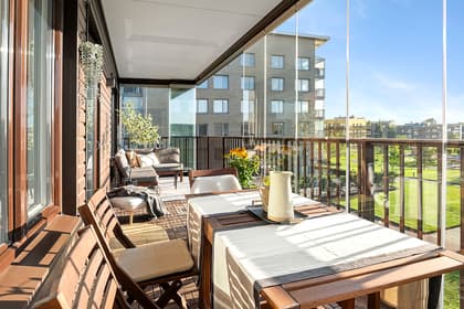 Balkong eller utsiktsbild