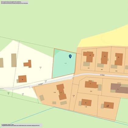 Illustrerad karta över fastigheten eller området