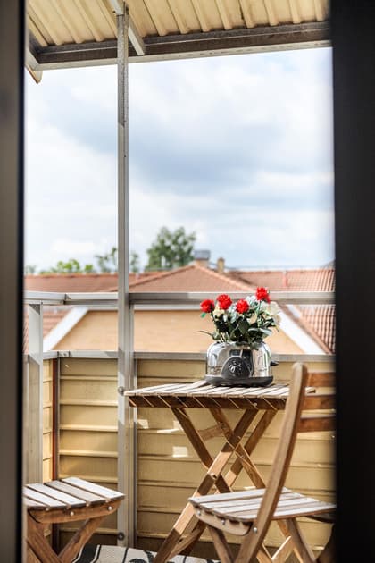 Balkong eller utsiktsbild