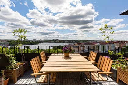 Balkong eller utsiktsbild