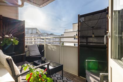 Balkong eller utsiktsbild