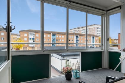 Balkong eller utsiktsbild