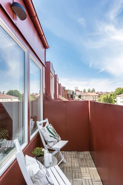 Balkong eller utsiktsbild