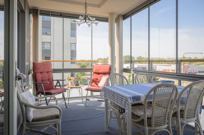 Balkong eller utsiktsbild