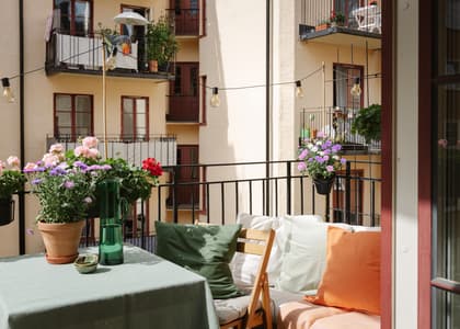 Balkong eller utsiktsbild