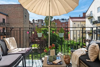 Balkong eller utsiktsbild