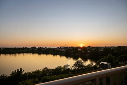 Balkong eller utsiktsbild