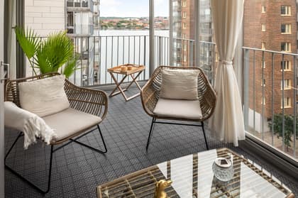 Balkong eller utsiktsbild