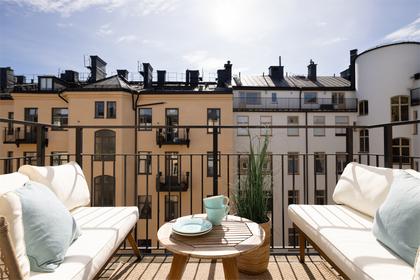 Balkong eller utsiktsbild