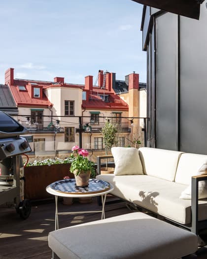 Balkong eller utsiktsbild