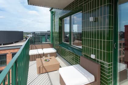 Balkong eller utsiktsbild