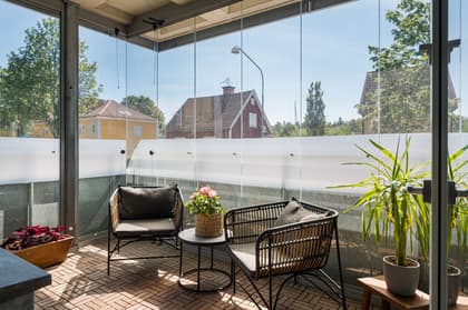 Balkong eller utsiktsbild