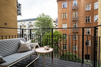 Balkong eller utsiktsbild