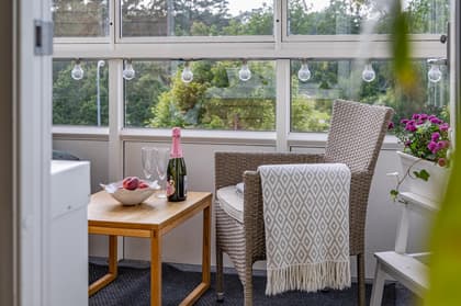 Balkong eller utsiktsbild