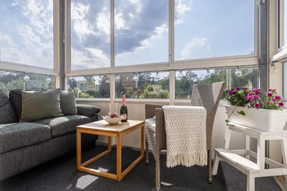 Balkong eller utsiktsbild