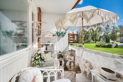 Balkong eller utsiktsbild