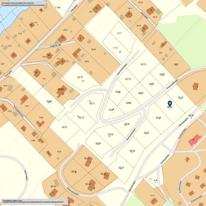 Illustrerad karta över fastigheten eller området