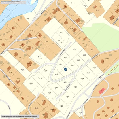 Illustrerad karta över fastigheten eller området