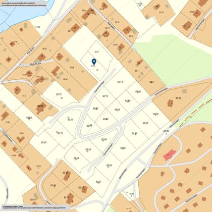 Illustrerad karta över fastigheten eller området