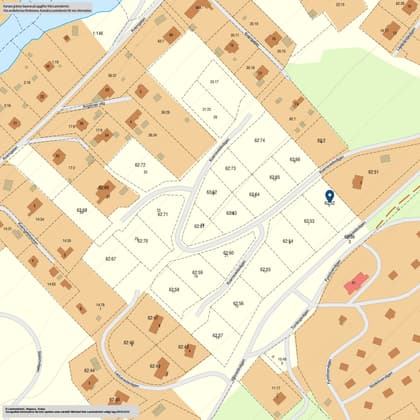 Illustrerad karta över fastigheten eller området