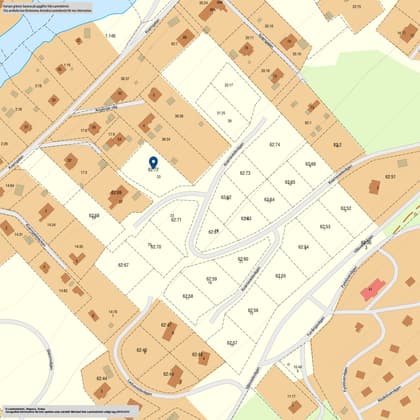 Illustrerad karta över fastigheten eller området