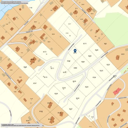 Illustrerad karta över fastigheten eller området