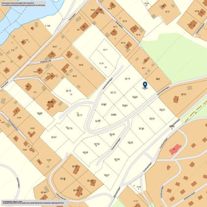 Illustrerad karta över fastigheten eller området