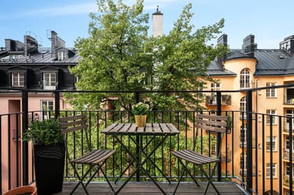 Balkong eller utsiktsbild