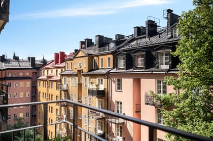 Balkong eller utsiktsbild