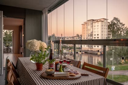 Balkong eller utsiktsbild