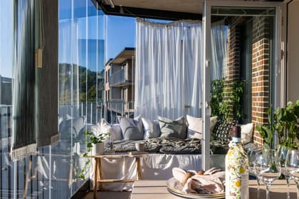 Balkong eller utsiktsbild