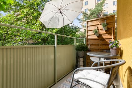 Balkong eller utsiktsbild