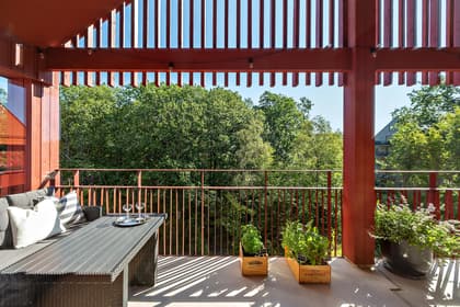 Balkong eller utsiktsbild