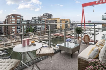 Balkong eller utsiktsbild