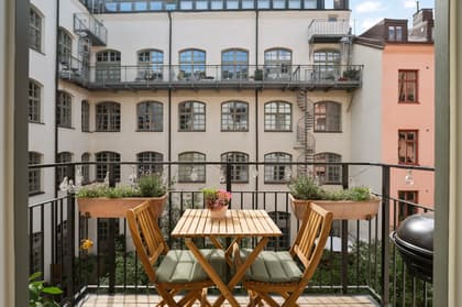 Balkong eller utsiktsbild