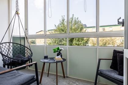 Balkong eller utsiktsbild